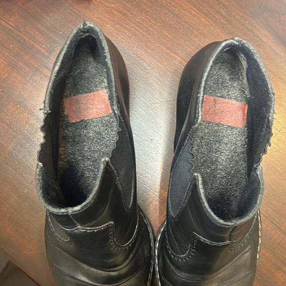 Rieker Western Ankle Bootie Slip on Black Women Size 7 - Picture 14 of 16